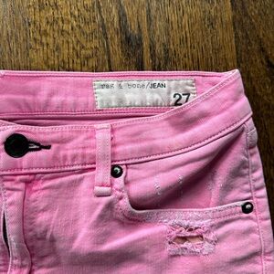 Rag & Bone Vibrant Pink Women's Jean Shorts